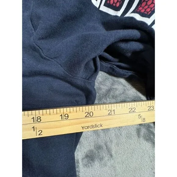 TOMMY HILFIGER‎ Long Sleeve Shirt Kids Boys XL Blue Logo Embroidered Pullover - Picture 5 of 9